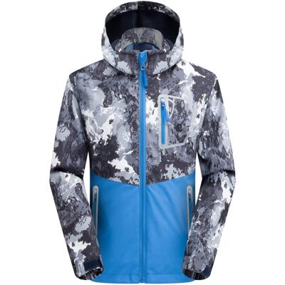 China Breathable Softshell Jacket Kids Boys Camouflage Waterproof Wind Jacket Kids Softshell Jacket for sale