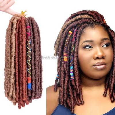 China Straight Dreadlock Elephant Crochet Hair 12 Inch 20 Strands Crochet Hair Dreadlocks Faux Locs Synthetic Braiding Hair Extensions for sale