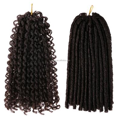 China Goddess Light Straight Faux Locs Crochet Hair Extensions 14inches Soft Dreadlocs for sale