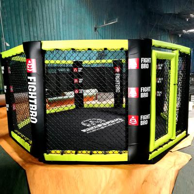 China FightBro Boxing Equipment Gyp Body Fitness Octagon Floor Muttahida Majlis-e-Amal Training Fighting Cage for sale