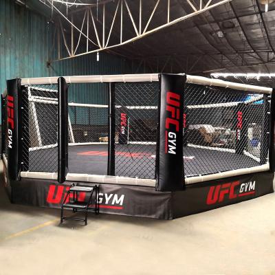 China Muttahida Majlis-e-Amal Forming Octagon Ring Muttahida Majlis-e-Amal Cage Commercial Boxing Frame Real UFC Factory Supply for sale