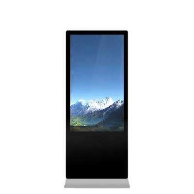 China Video Advertising Case+Tempered Aluminum Glass Panel Player 43 Inch Photo Game For Advertising Kiosk Touch Screen for sale