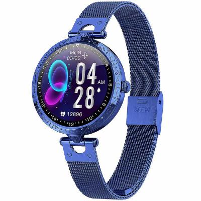 China 2021 Lady New Trending AK22 Full Touch Screen Lady Smartwatch Music Control Watch Touch Screen Waterproof No Camera IP67 1.09