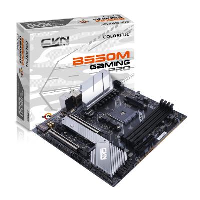 China Desktop colorful motherboard CVN B550M GAME PRO V14 motherboard support dual channel DDR4-4000+(OC)/3800 motherboard)/3600(OC(OC) for sale