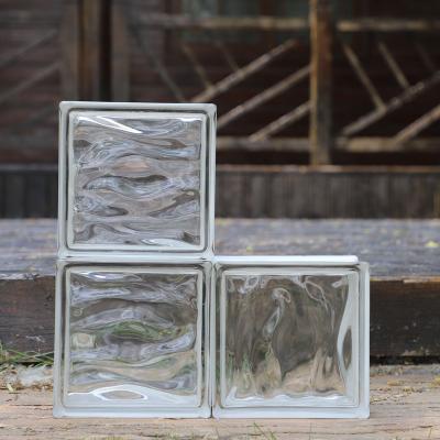 China Modern Glass Bricks Factory For Home Decoration Hollow House Glass Block for sale