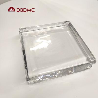 China Workshop Glass Block Clear Solid Glass Bricks More Transparent For Wall Tile for sale