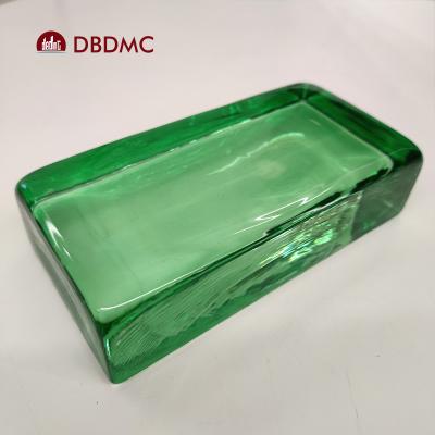 China BlocksBuilding Color Glass Bricks Solid Color Promotion Clear Glass Brick Partition Wall Decoration for sale