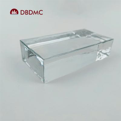 China New Arrivals Waterproof Hot Design Glass Bricks High Quality Solid Crystal Glass Block For Home Decor for sale