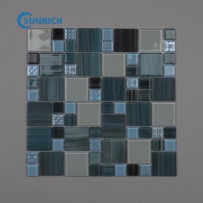 China Interior Decoration Bedroom Parquet Customized Colorful Building Mosaic Slab for sale