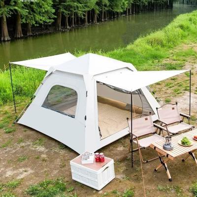 China Factory Wholesale Auto Tent Portable Folding Camping Tent Park Picnic Straight Tying Type Thickened Manufacturer Rainproof Tent for sale