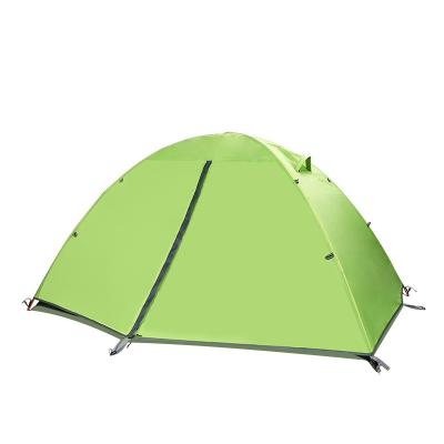 China New Custom Made Ultralight Outdoor Tent 2 or 3 Persons Single Multi-person Camping Rainproof Double Straight Tying Type for sale