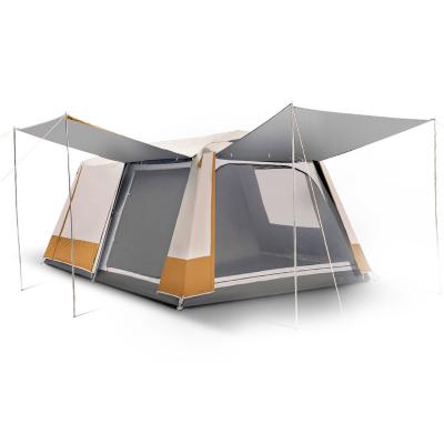 China Straight tie type Explorinfo 6 person large family tent high quality luxury camping tent for sale