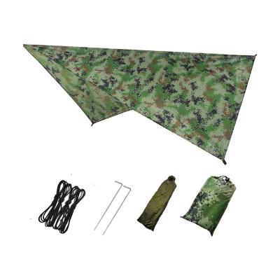 China Portable Camouflage/Field Play Explorinfo Summer Car Sun Shade Shelter upf50 Pop Up Camping Sun Shelter for sale