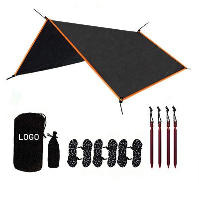 China Extended Type Explorinfo Family Camping Tarp Waterproof Outdoor Lightweight Customized Logo And Color Tarp Tents for sale