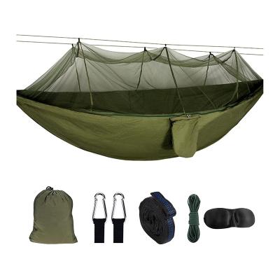 China High Quality Outdoor Travel Hammock Explorinfo Summer Nylon Lightweight Hammock Resistant Mosquito for sale