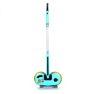 China Sustainable Household Floor Broom Spinning Household Coredless Scrubber Polisher Cordless Rechargeable Electric Broom for sale