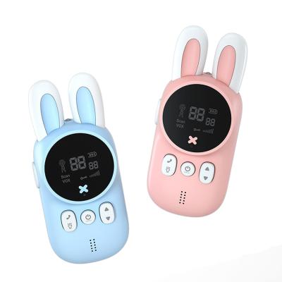 China Cute ABS Mini Voice Activation Vox Function Kids Talking Movies Two Way Radio Toys Walkie Talkies For Children for sale