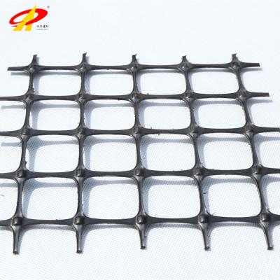 China High quality light weight plastic biaxial uniaxial geogrid geotechnical material biaxial geogrid for sale