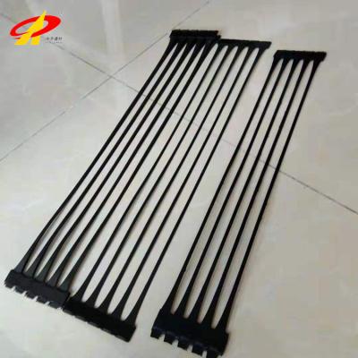 China Factory Price Lightweight High Tensile Strength PP Plastic Uniaxial Fence Mesh Geogrid for sale