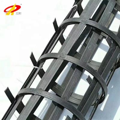 China High Strength Biaxial Road Construction Driveway Geogrid Roll Steel Plastic Geogrid Price for sale