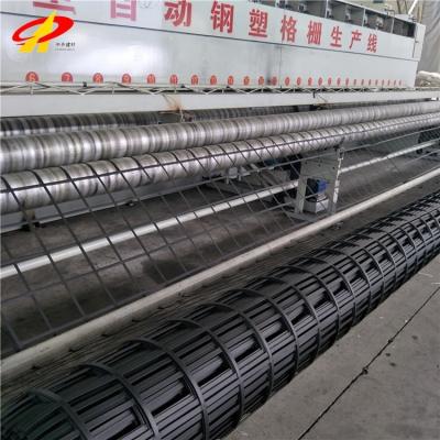 China High Strength Retaining Walls Slope Protection Steel Plastic Biaxial Geogrid Geogrids Price for sale