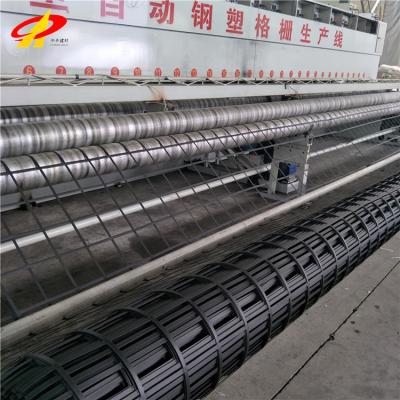 China High Tensile Strong Tensile Steel Wire Geogrid Polypropylene Steel-Plastic Geogrid Plastic Steel Geogrid for sale