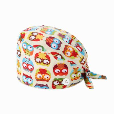 China Work Scrub Hat Low moq mix order Customized Scrub Hat For Women Nurse for sale