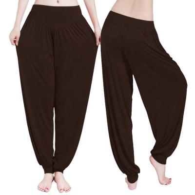 China Wholesale Anti-Static Colorful Modal Women's Yoga Loungewear Pants for sale