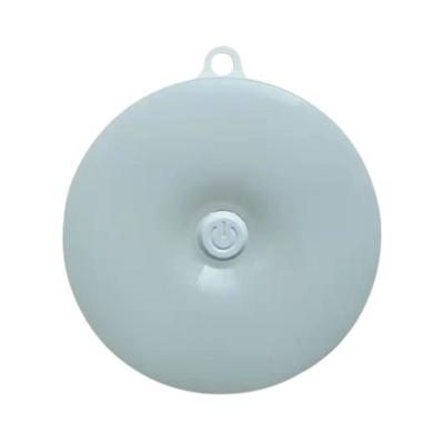 China Eco-friendly Hot Selling Soft Light Comfortable Eye Protection Round AAA Battery Button Night Light for sale