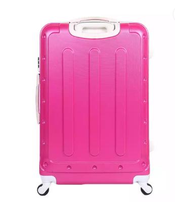 China ABS 4 Spinner Wheels 360 Degree Hard Shell Custom Size Travel Luggage Trolley Bag for sale