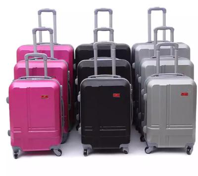 China Hot Sale 360 ​​Color ABS Spinner Luggage Custom Made ABS Travel Trolley Bag Luggage Suitcase for sale