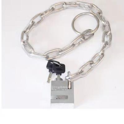 China Mountain bike lock electric car bicycle stainless steel anti-theft chain lock for sale