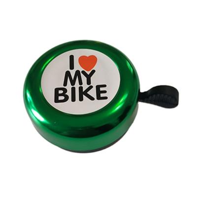 China Stainless Custom Kids Retro Loud Colorful Loud Noise Kids Bike Bell for sale