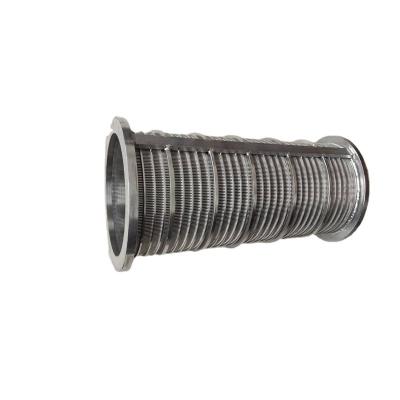 China Filters SUS 304 Stainless Steel Wedge Wire Screen Filter Mesh for sale