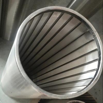 China Industry Filter Screen Stainless Steel 304 316 Johnson Water Well Casing Mesh Pipe Filter Wedge Wire Screen Filter Mesh Screen for sale