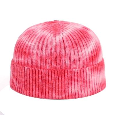 China JOINT Winter Dye Tie Fashion Woolen Hats Beanie Warm Hats Women Warm Hats Cool Hat for sale