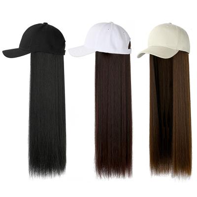 China COMMON Straight Hair Flat Cap Wig Cap Woman Wig Baseball Cap for sale