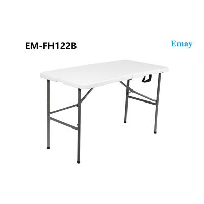 China Traditional Outdoor Banquet and Picnic Furniture Folding Table Picnic Fold-in-Half Tables-EM-FH122B for sale