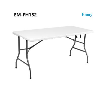 China Traditional Outdoor Banquet and Picnic Furniture Folding Table Picnic Fold-in-Half Tables-EM-FH152 for sale