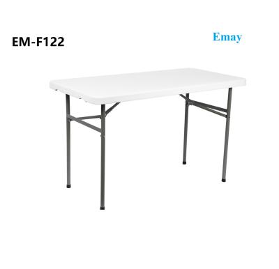 China Traditional Outdoor Furniture Folding Table Picnic Rectangle Tables Portable Plastic Folding Banquet and Picnic Tables-EM-F122 for sale