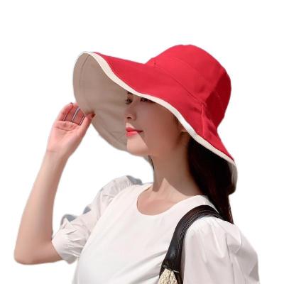 China Trendy Fashion Leisure Travel Outdoor Spring And Fisherman Hat Cap Uv Female Adult Sun Protection Hats For Women Summer for sale