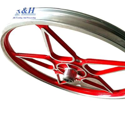 China Auto Parts China Factory Customized Cast Aluminum Bicycle Wheel With High Quality Cast Aluminum Bicycle Wheel / for sale