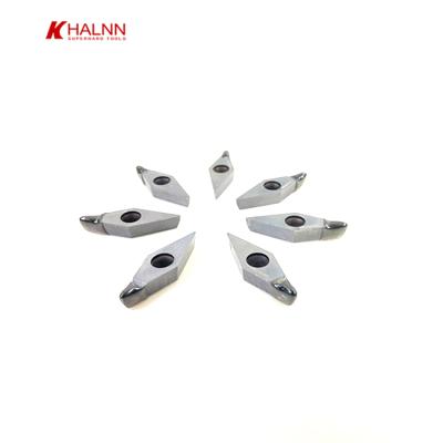 China Cast aluminum pcd vcmt160404 vcgt1604 diamond pcd inserts cutting tools high finish for sale