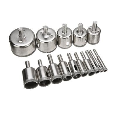 China High Frequency Electroplating Diamond Glass Drill Bit Hole Saw Plated Diamond Glass Drill Bits for sale