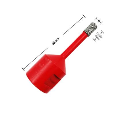 China Fast Shipping 6mm Tile Porcelain Marble Granite Core Vacuum Brazed Marble Drill Bit With Agent Price for sale