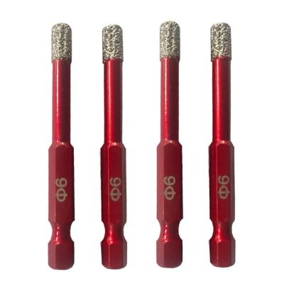 China Marble USA Market Small Size 5mm Hex Shank Diamond Core Drill Bits For Marble And Tile for sale