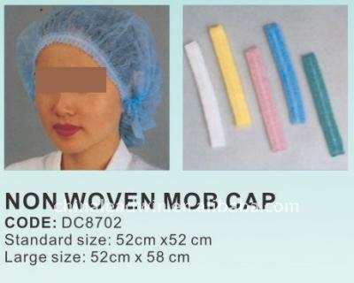 China Disposable Colorful Non Woven Food Band Cap Dust Cap for sale