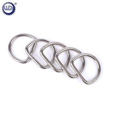 China Widely Used High Quality Low Price Customized 304 Stainless Steel D-Ring Bag Buckle for sale