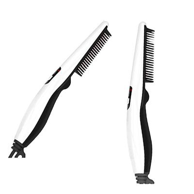 China HOT HOTEL Dual Voltage Electric Styler V2 Beard Sidebruns Brush Hair Straightener Comb for sale