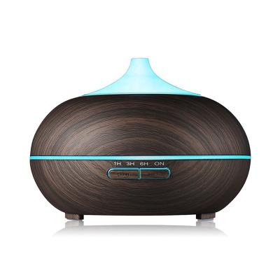 China Household Home Use Air Freshener Nozzle Diffuser 500ml Air Humidifier Air Purifier Hotel Lobby Commercial Wood Fragrance Led Therapy Diffuser for sale